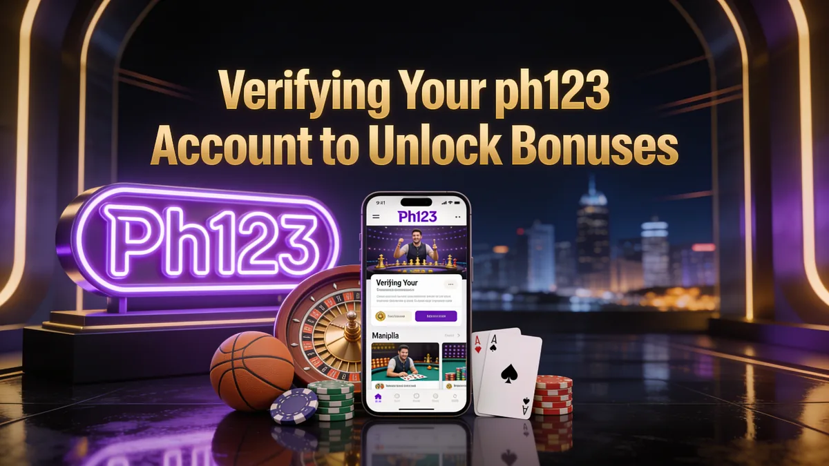 Verifying Your ph123 Account to Unlock Bonuses for players in the Philippines